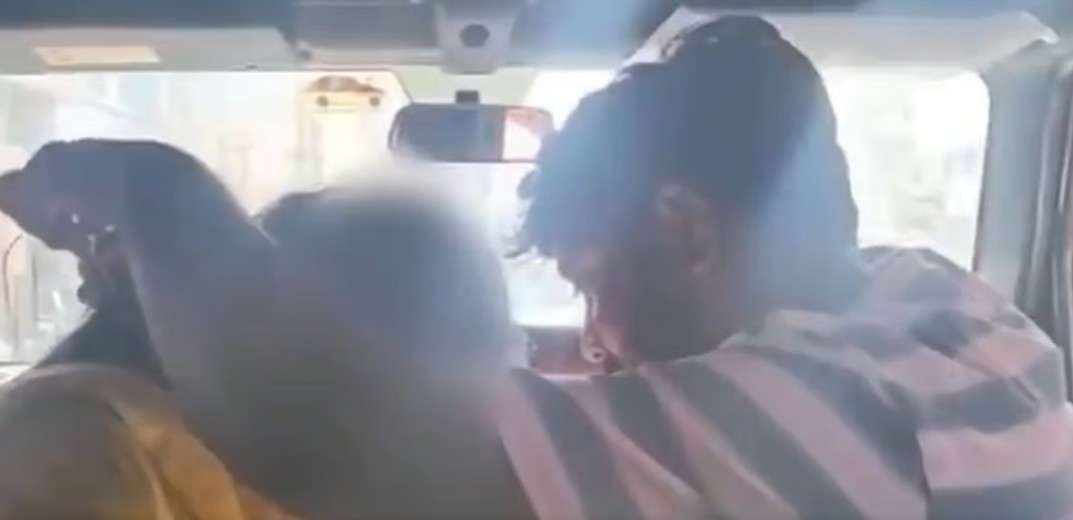 భర్తను వదిలేసి.. కారులో లవర్‌తో పెళ్ళి.. ( వీడియో )